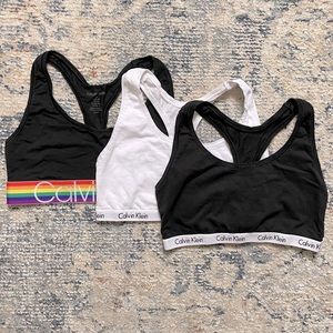 🎃 Calvin Klein Bralettes Bundle